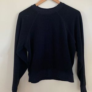 Top Shop Black Crewneck Sweatshirt